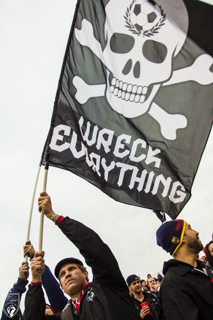 SCU away supporters