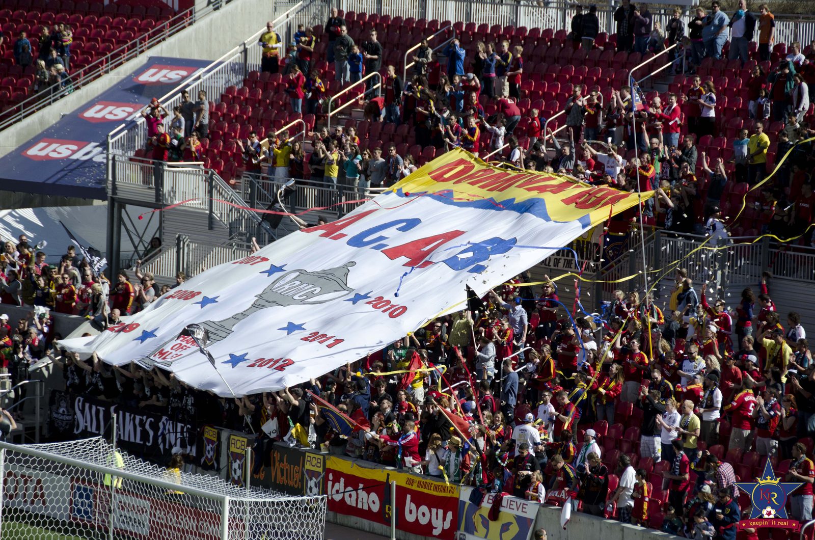 SCU tifo display