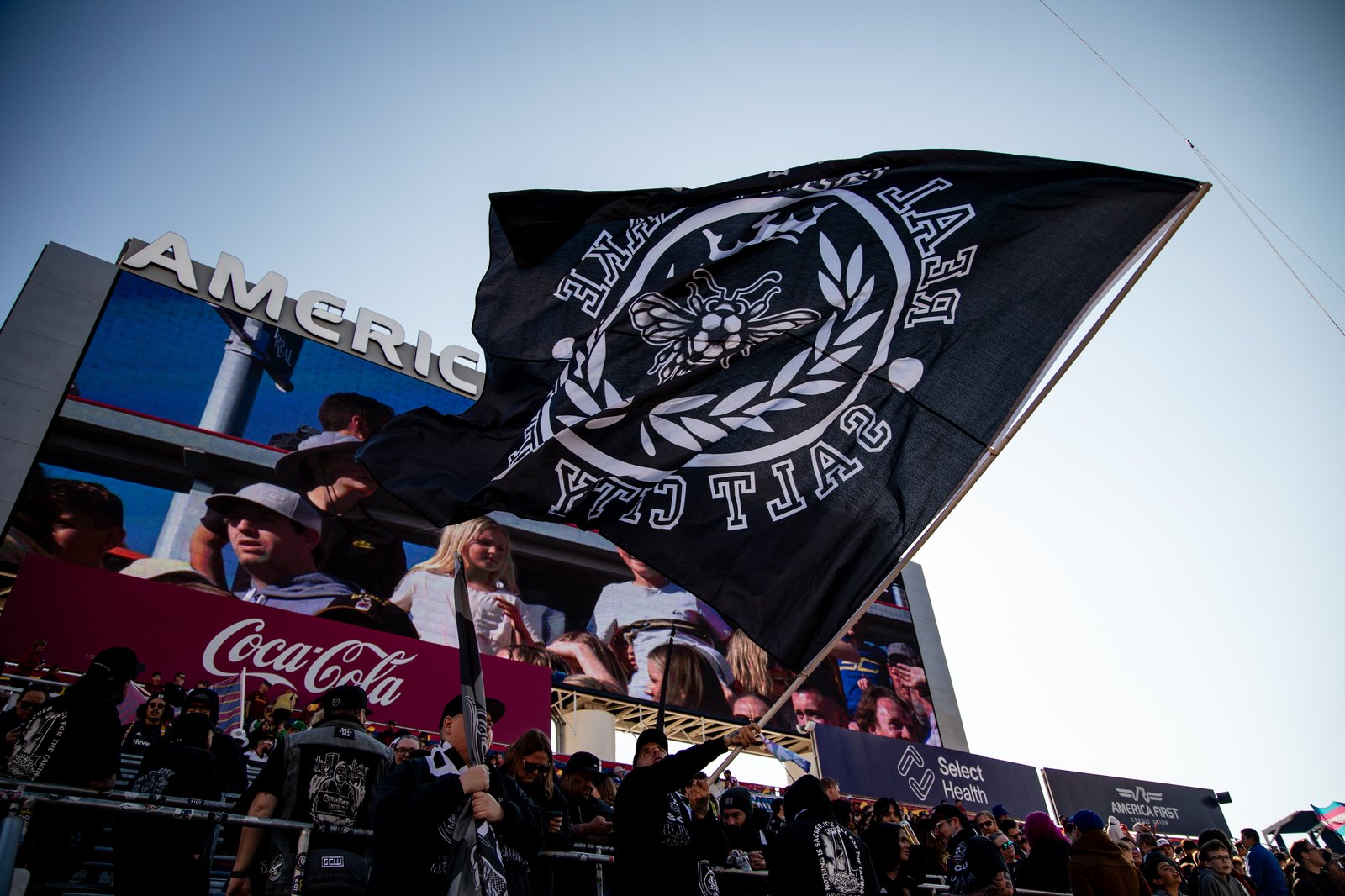 SCU flag in the south end