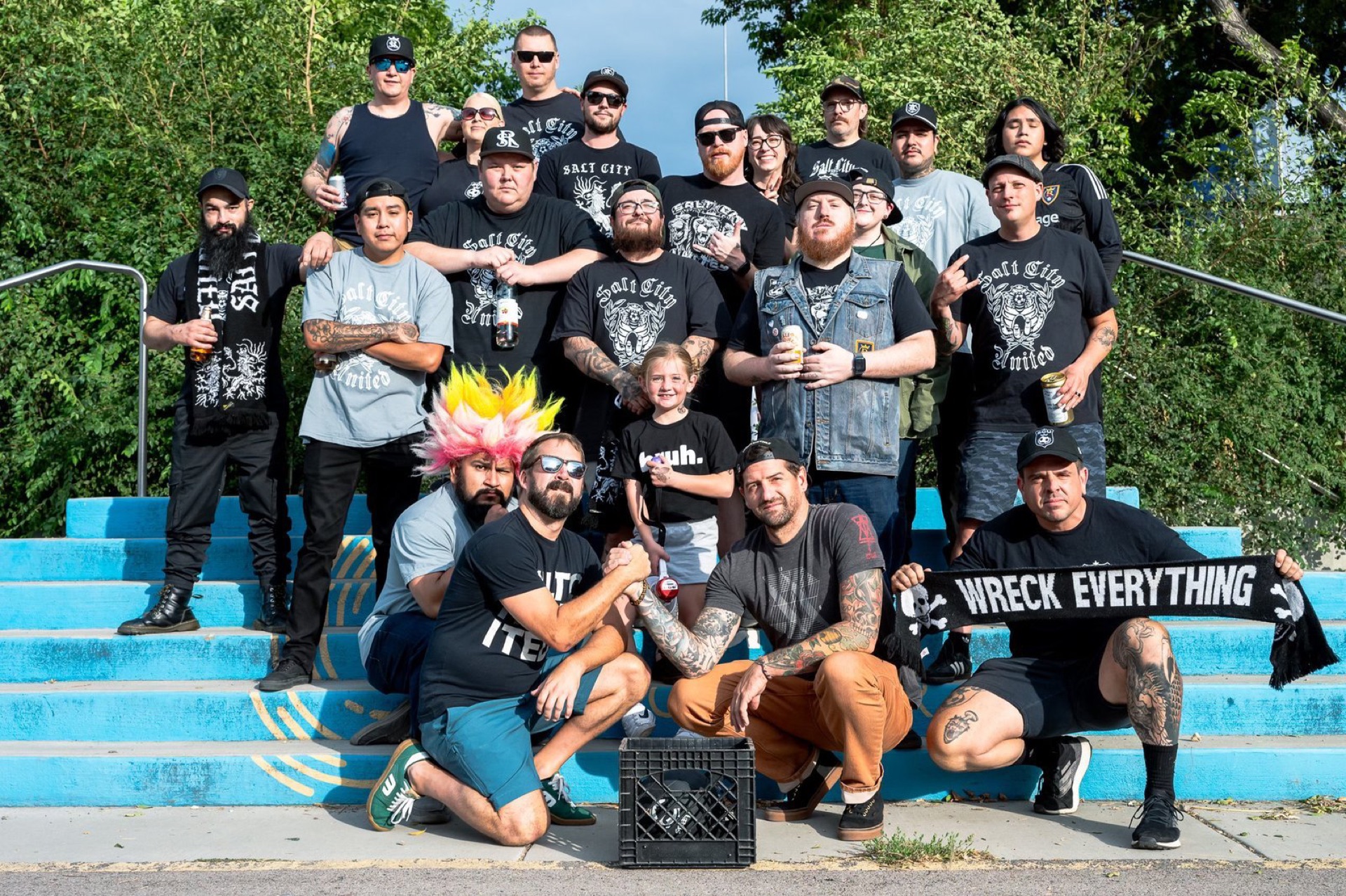 SCU supporters in The Riot